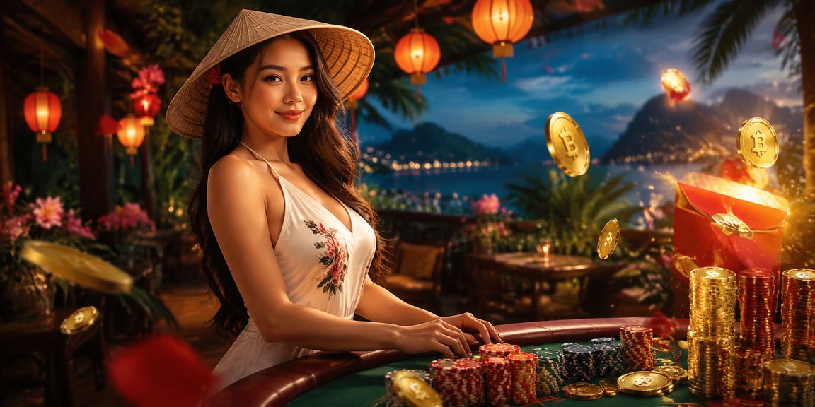 Màn hình sảnh casino trực tuyến hiện đại trên thiết bị di động tại Việt Nam